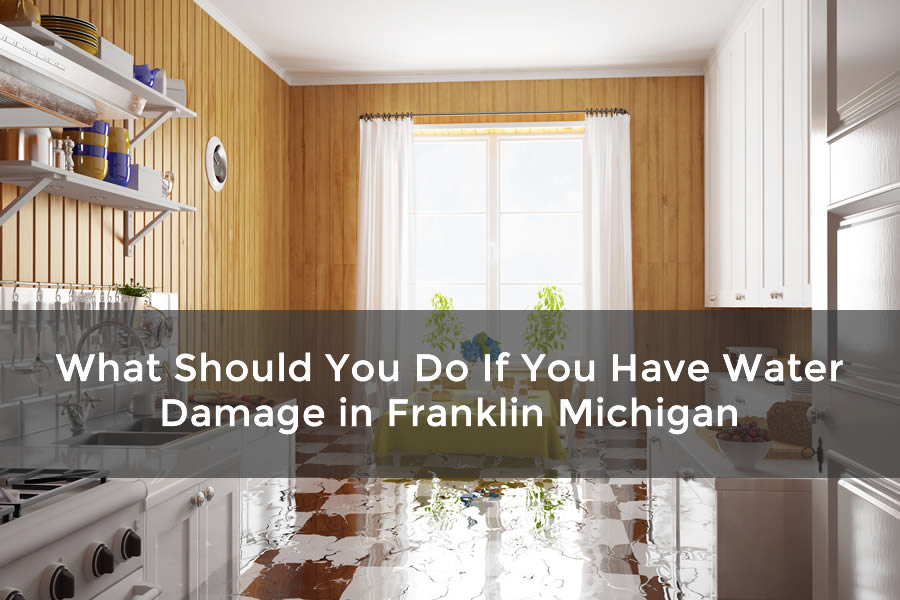 What Should You Do If You Have Water Damage in Franklin Michigan