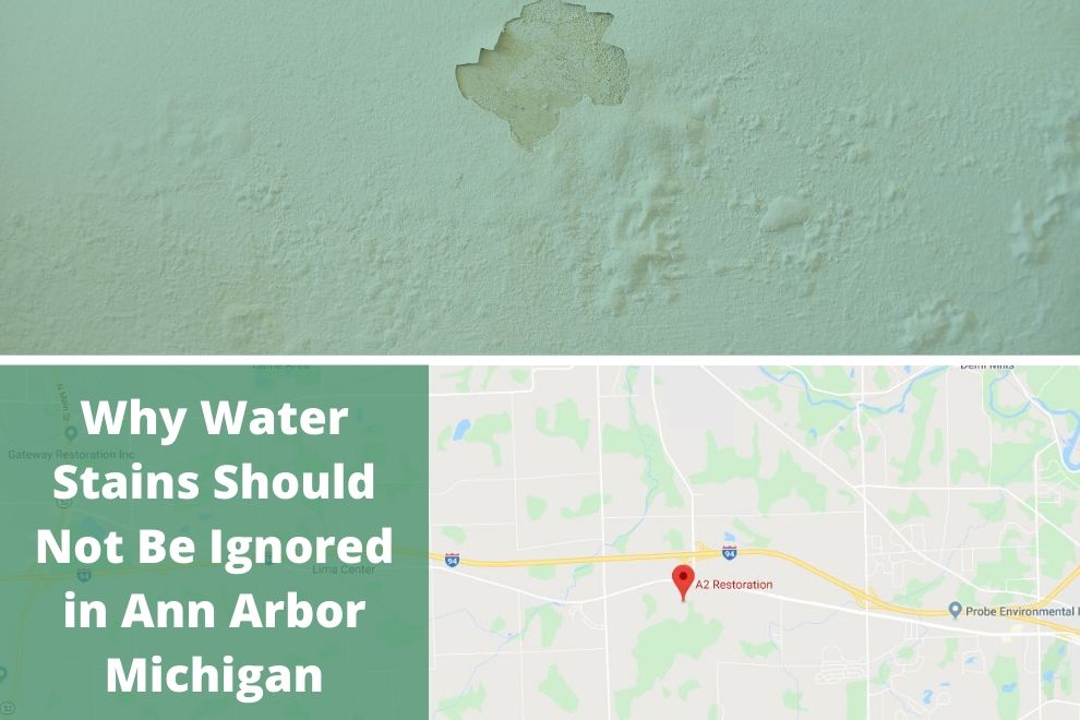 Why Water Stains Should Not Be Ignored in Ann Arbor Michigan